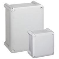 Разклонителна кутия открит монтаж 180x140x86мм без отвори IP66 цвят Сив Plexo Legrand