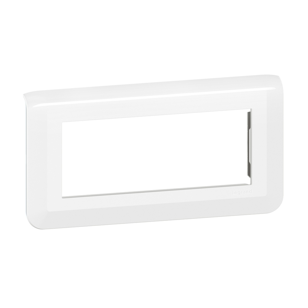 Лицева рамка 5 модула цвят бял Mosaic NEW Legrand