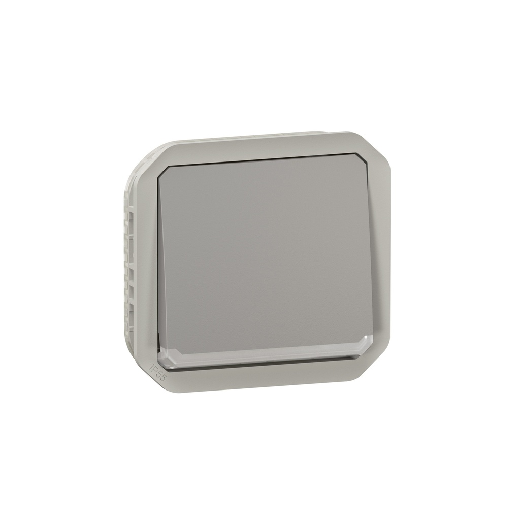 Девиаторен ключ с подсветка механизъм цвят Сив IP55 Plexo New Legrand