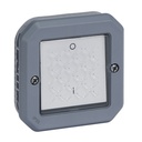 Двуполюсен ключ 16А механизъм цвят Сив IP55 Plexo New Legrand