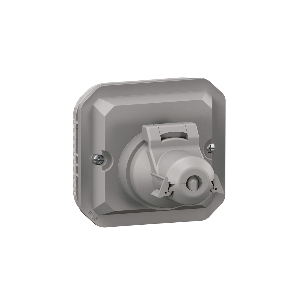 Адаптер за розетка RJ45 с IP44 механизъм цвят Сив IP55 Plexo New Legrand