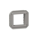 Адаптер за Mosaic 45x45мм без капак механизъм цвят Сив IP55 Plexo New Legrand