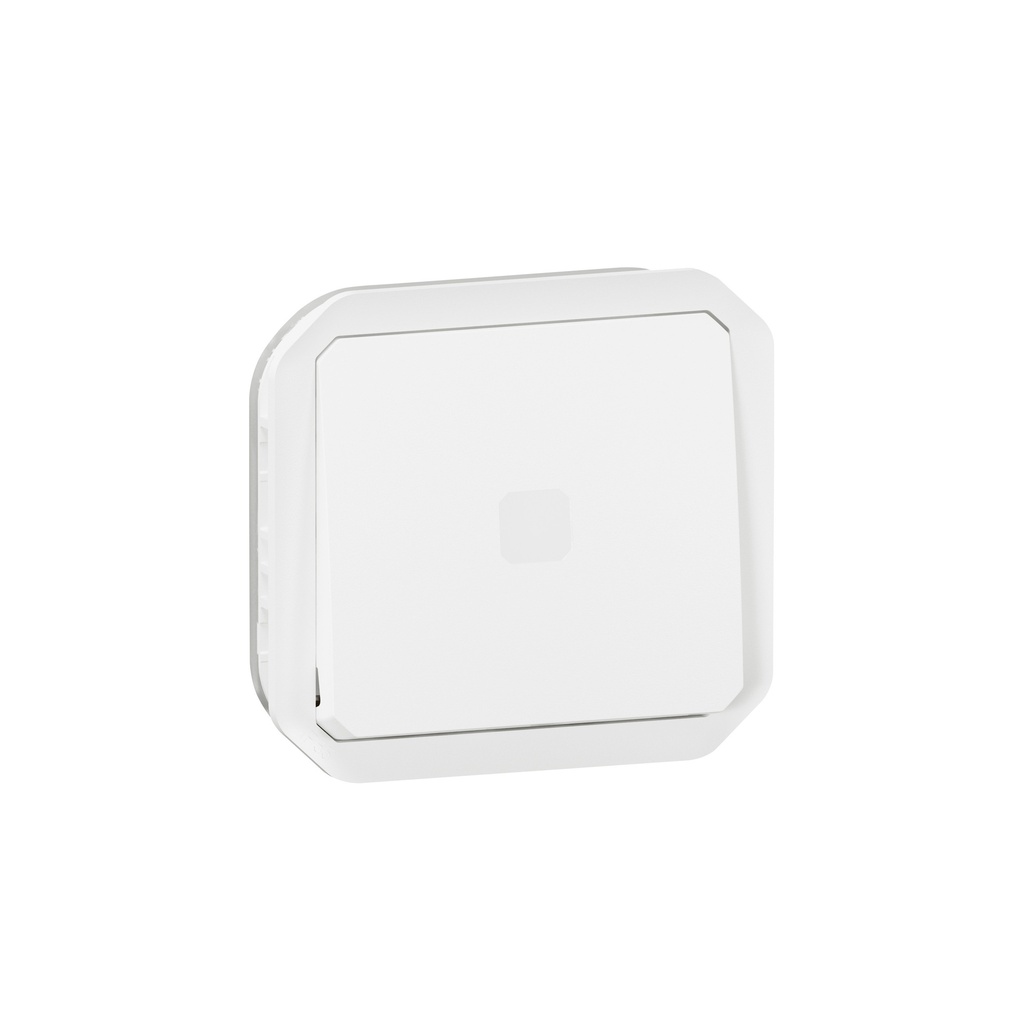 Бутон с времезадръжка и подсветка механизъм цвят Бял IP55 Plexo New Legrand