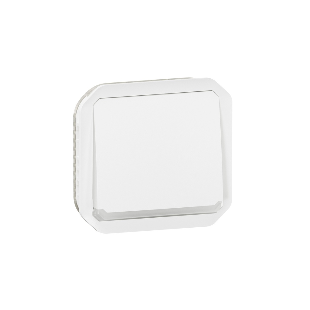 Бутон с подсветка механизъм цвят Бял IP55 Plexo New Legrand
