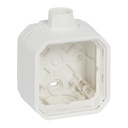 Кутия с 1х щуцер M20 за открит монтаж цвят Бял IP55 Plexo New Legrand