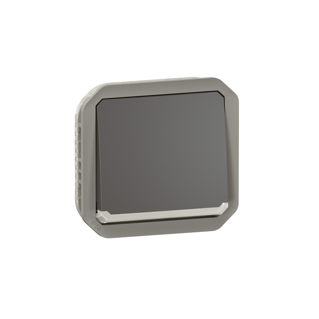 Девиаторен ключ с индикатор механизъм цвят Антрацит IP55 Plexo New Legrand