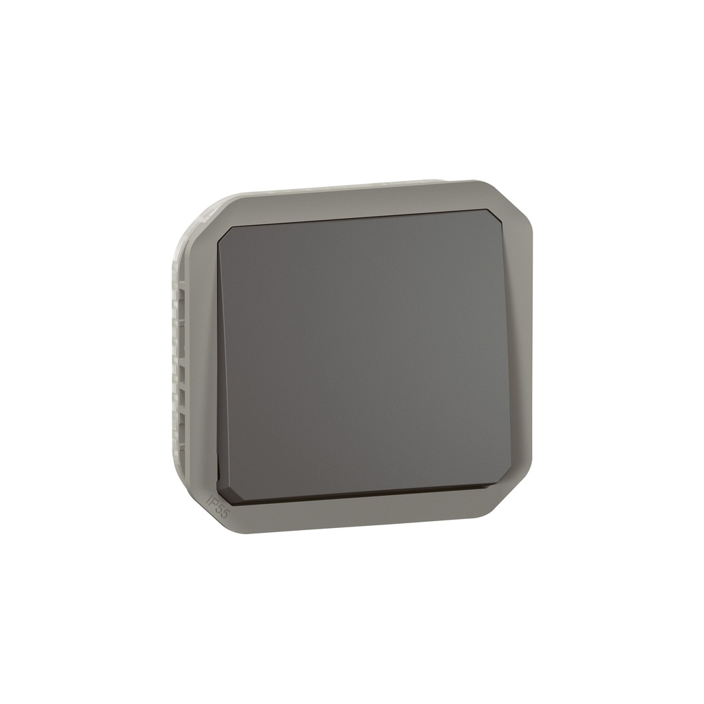 Бутон механизъм цвят Антрацит IP55 Plexo New Legrand