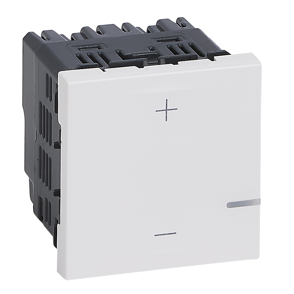 Димер бутонен R=3-400W L=3-400VA LED=3-125VA цвят бял Mosaic Legrand