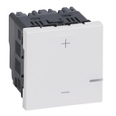 Димер бутонен R=3-400W L=3-400VA LED=3-125VA цвят бял Mosaic Legrand