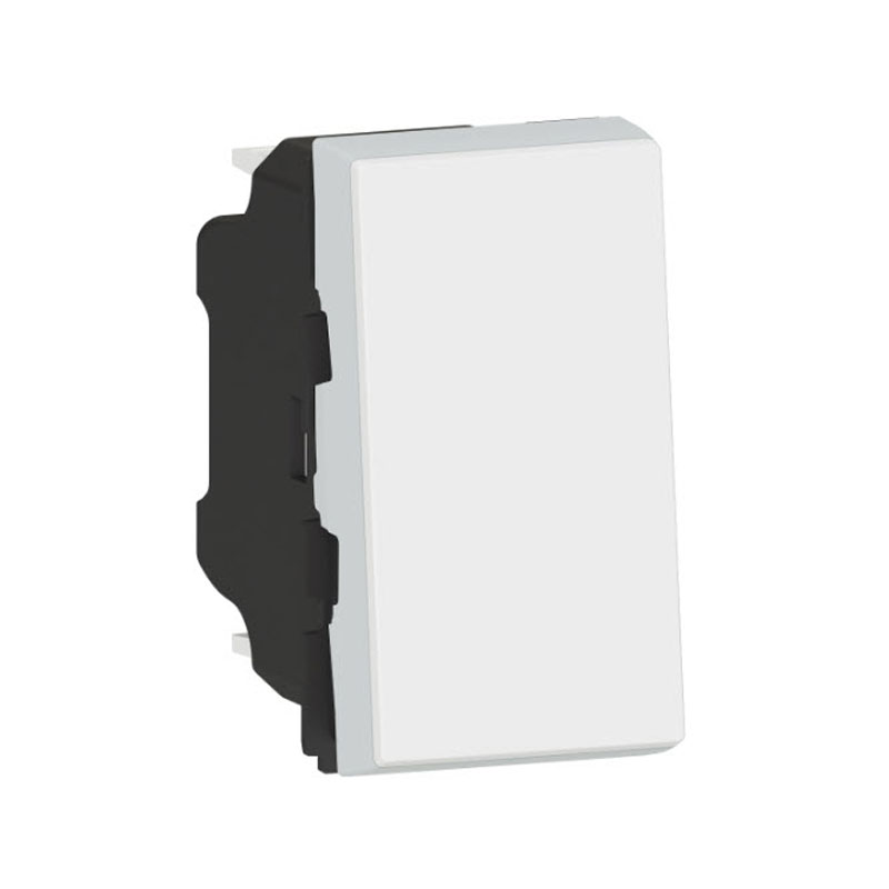 Бутон с индикация 1 модул цвят бял Mosaic NEW Legrand
