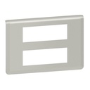 Лицева рамка 2x6 модула цвят алуминий Mosaic NEW Legrand