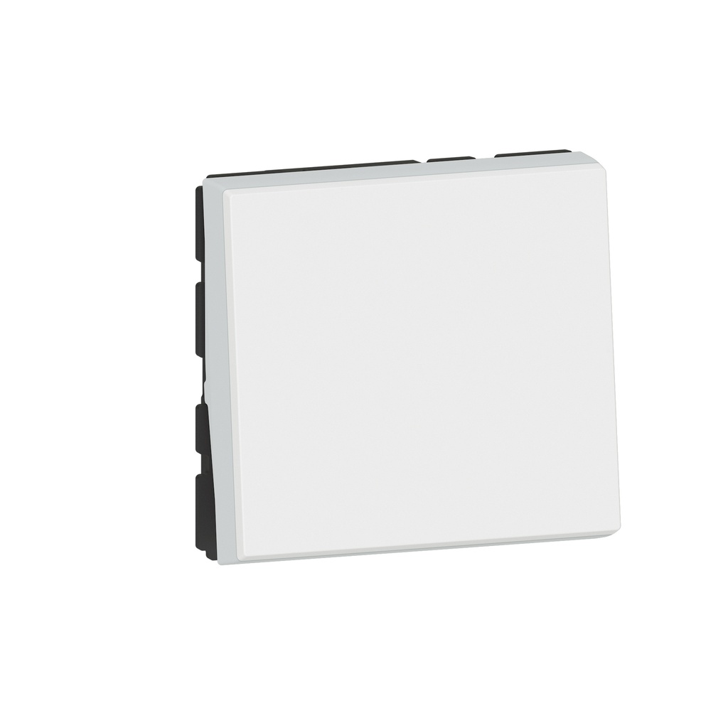 Бутон 2 модула 6A, цвят бял Easy-Led Mosaic NEW Legrand
