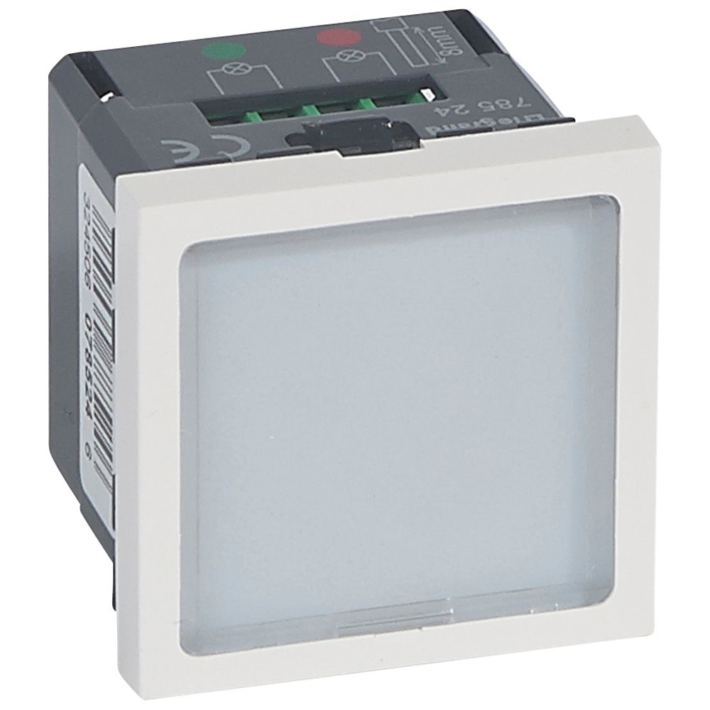 Сигнална лампа 2x1W зелена / червена 230V 2 модула цвят бял Mosaic Legrand