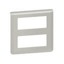 Лицева рамка 2х5 модула цвят алуминий Mosaic NEW Legrand