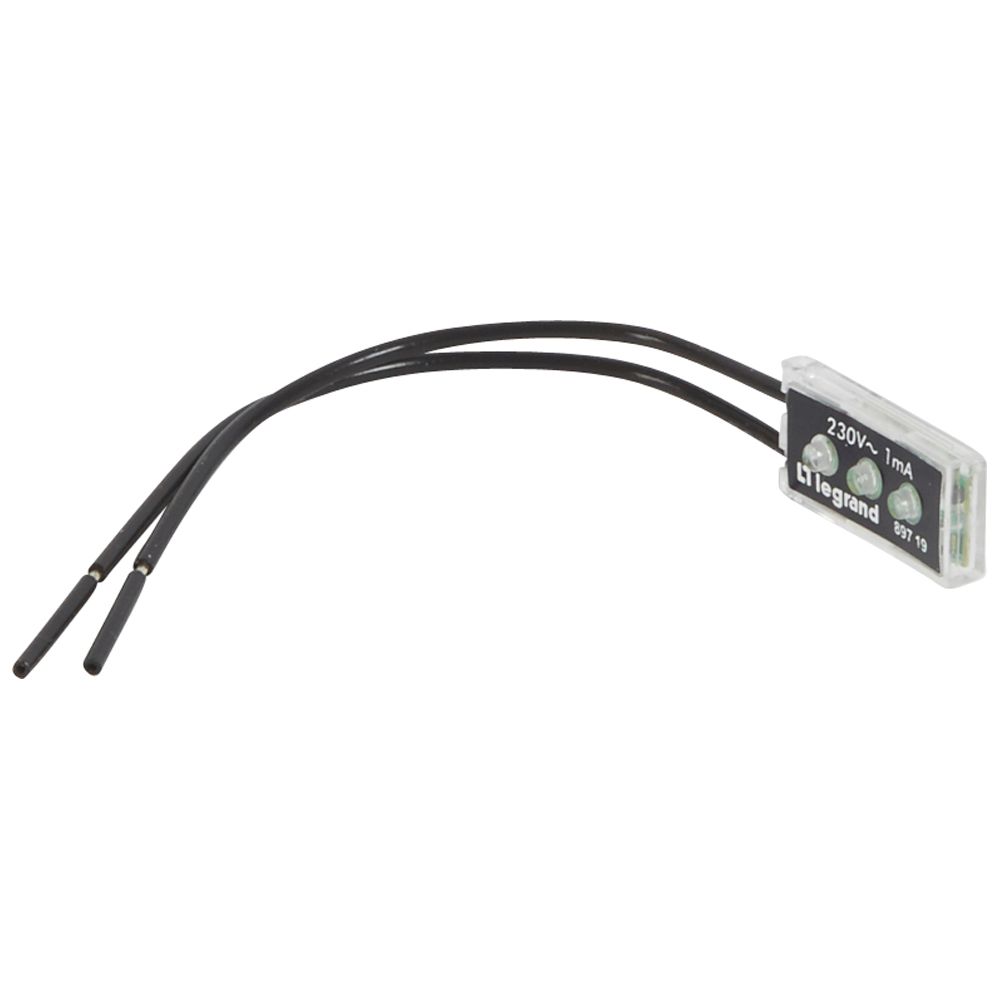 LED индикатор за метална основа бял Legrand