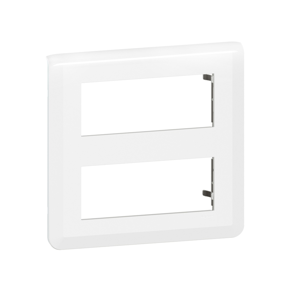 Лицева рамка 2х5 модула цвят бял Mosaic NEW Legrand