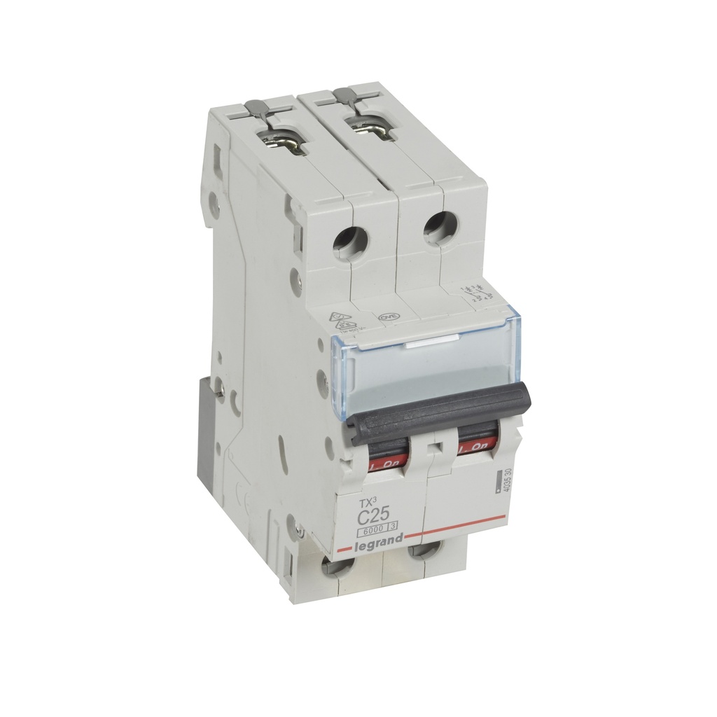 Автоматичен прекъсвач TX3 2P 25A крива С 6kA Legrand