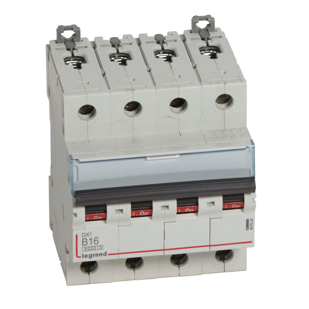 Автоматичен прекъсвач DX3 4P 16A крива B 6kA Legrand