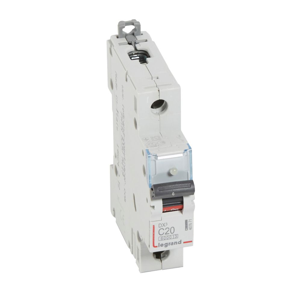 Автоматичен прекъсвач DX3 1P 20A крива С 6kA Legrand