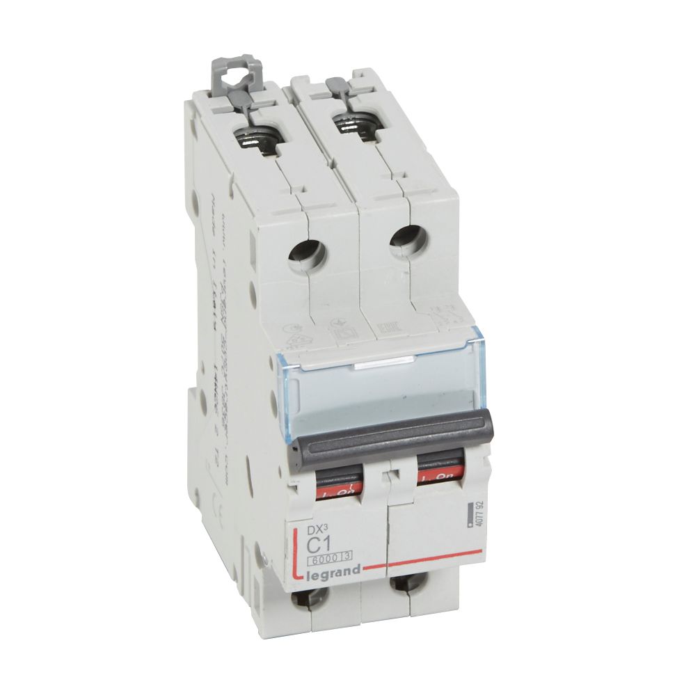 Автоматичен прекъсвач DX3 2P 1A крива С 6kA Legrand