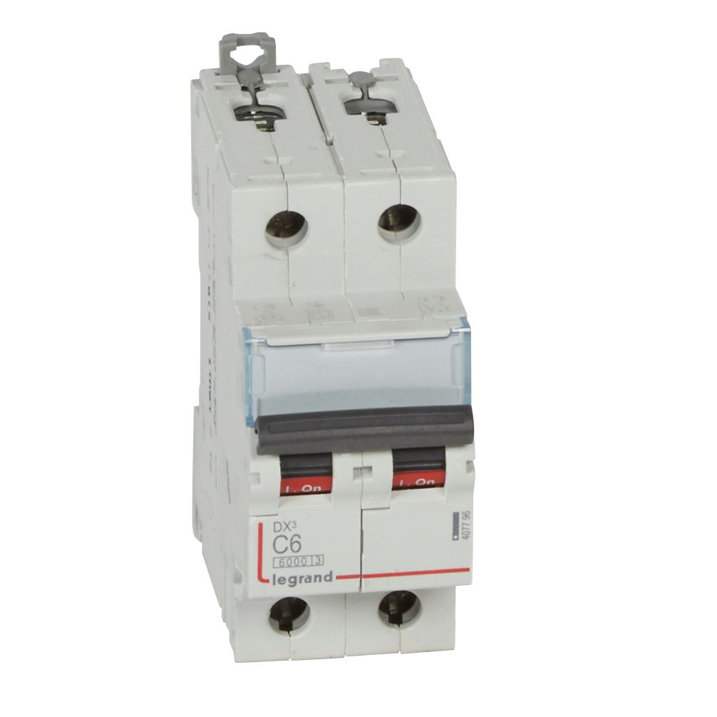 Автоматичен прекъсвач DX3 2P 6A крива С 6kA Legrand