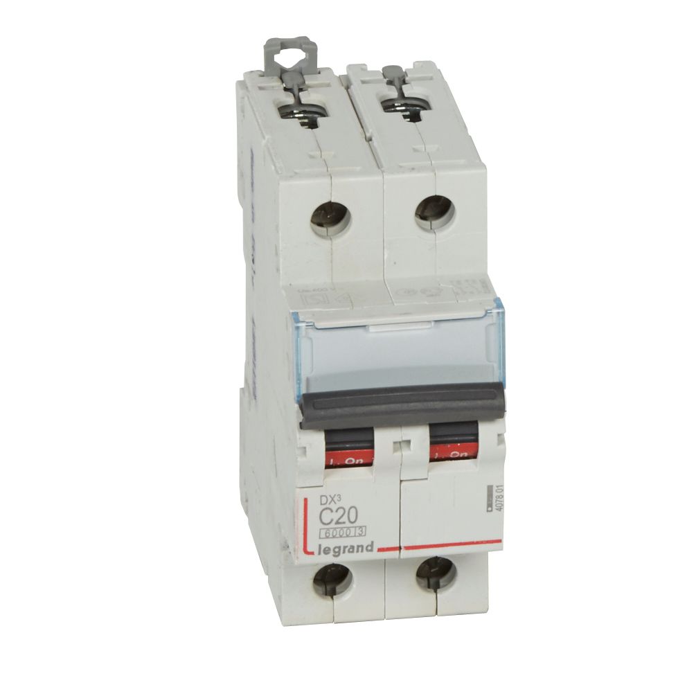 Автоматичен прекъсвач DX3 2P 20A крива С 6kA Legrand
