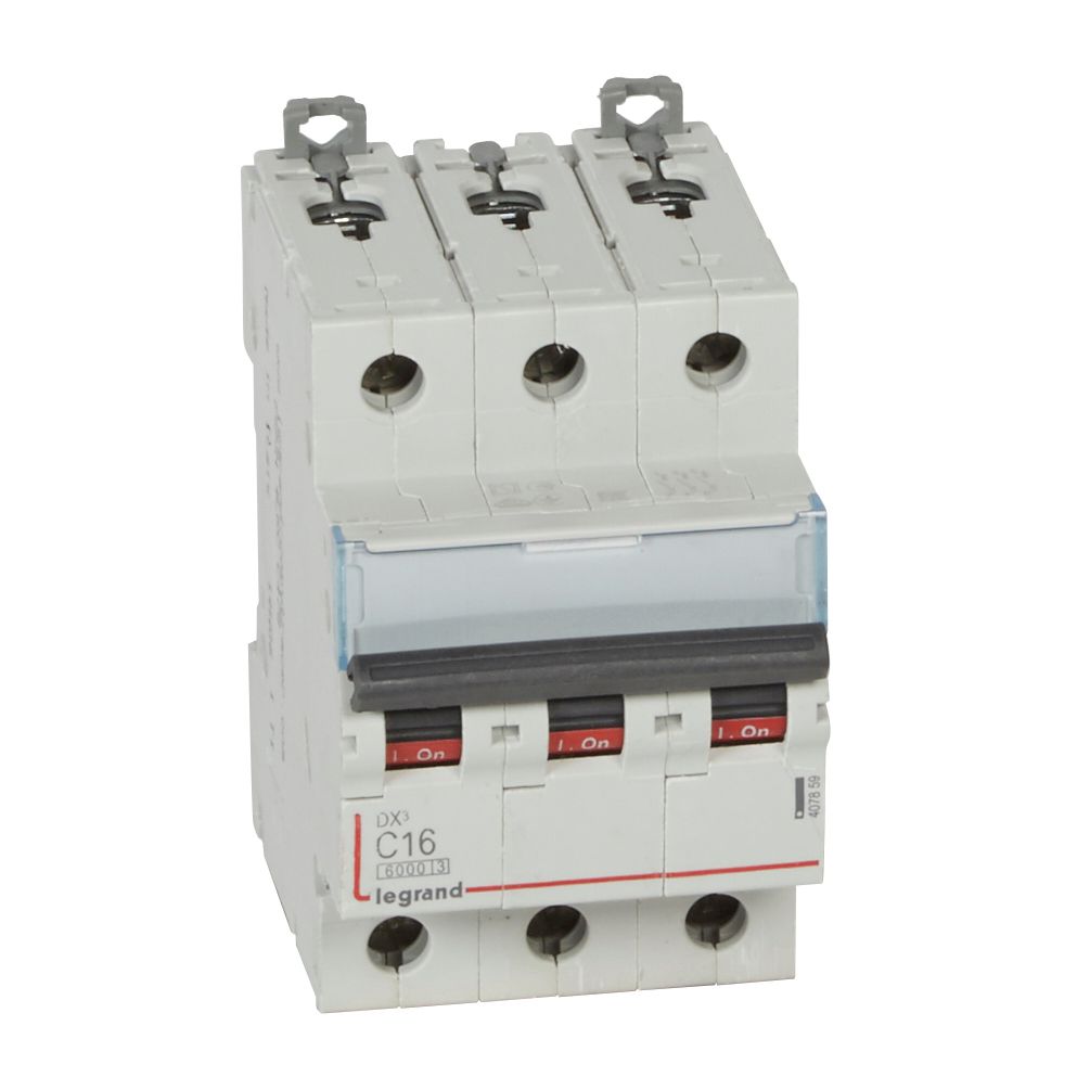Автоматичен прекъсвач DX3 3P 16A крива С 6kA Legrand