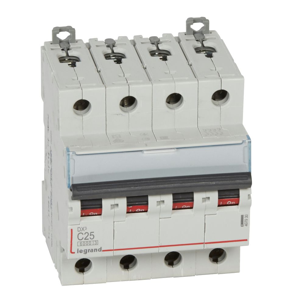 Автоматичен прекъсвач DX3 4P 25A крива С 6kA Legrand