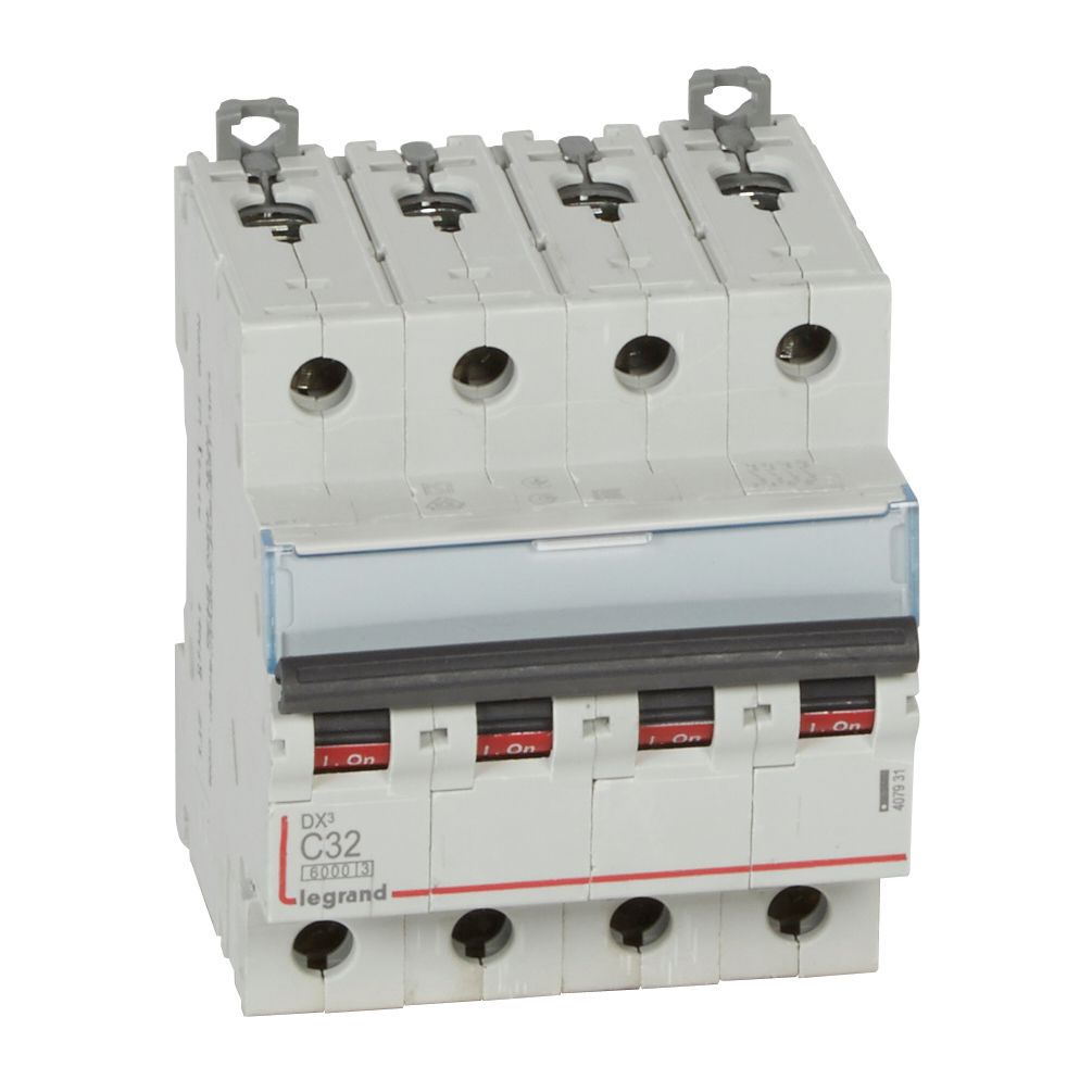 Автоматичен прекъсвач DX3 4P 32A крива С 6kA Legrand