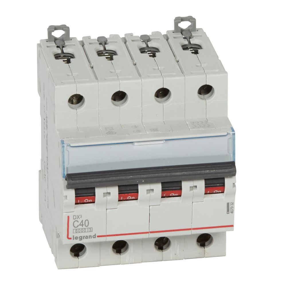 Автоматичен прекъсвач DX3 4P 40A крива С 6kA Legrand