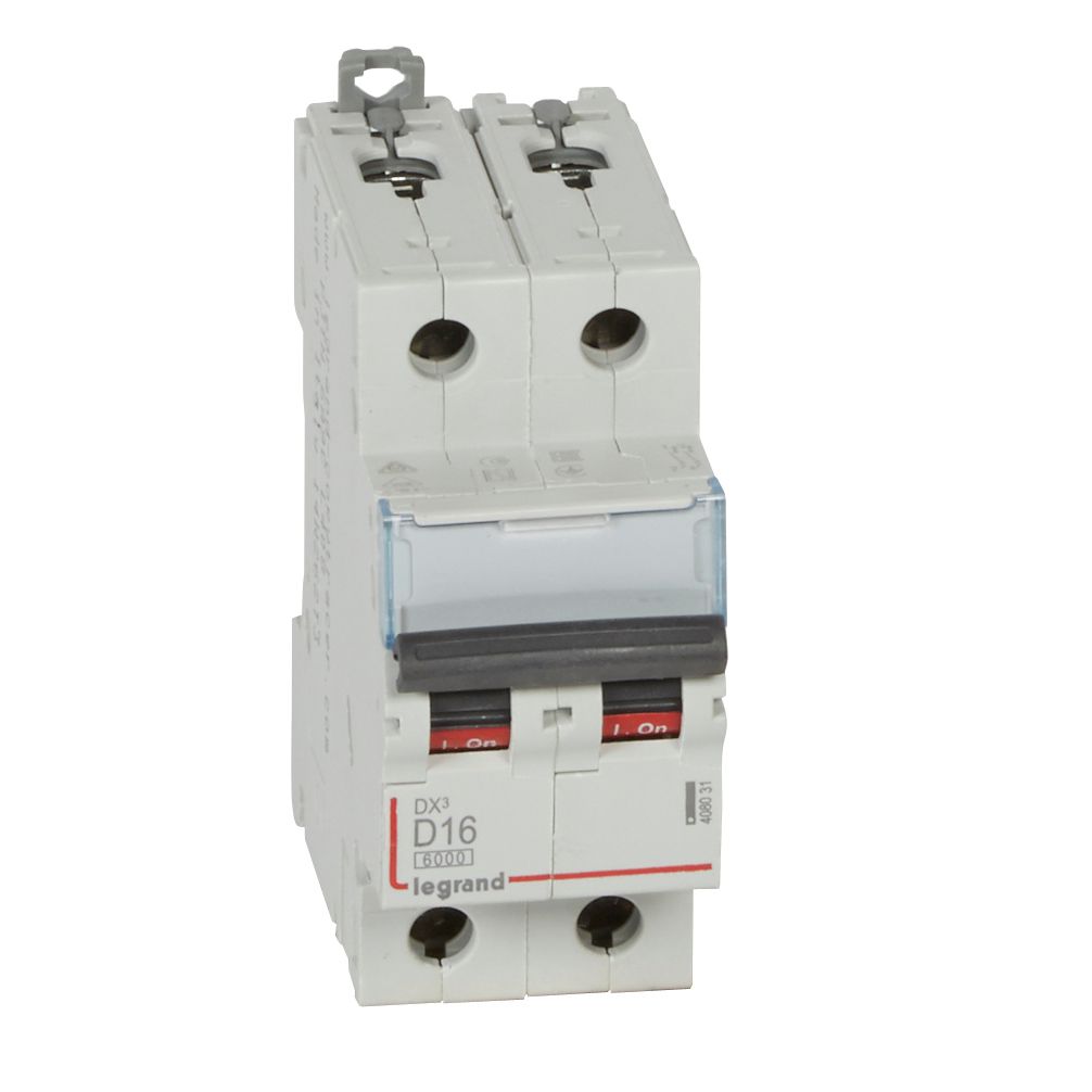 Автоматичен прекъсвач DX3 2P 16A крива D 6kA Legrand