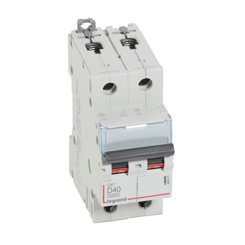 Автоматичен прекъсвач DX3 2P 40A крива D 6kA Legrand