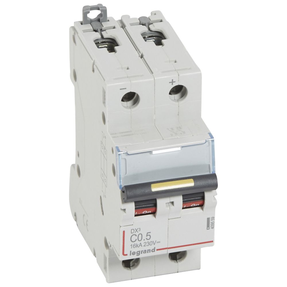 Автоматичен прекъсвач DX3-DC 2P 0.5A 500V= Legrand