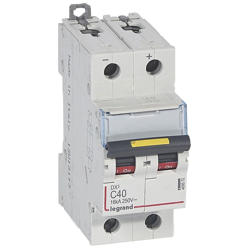 Автоматичен прекъсвач DX3-DC 2P 40A 500V= Legrand