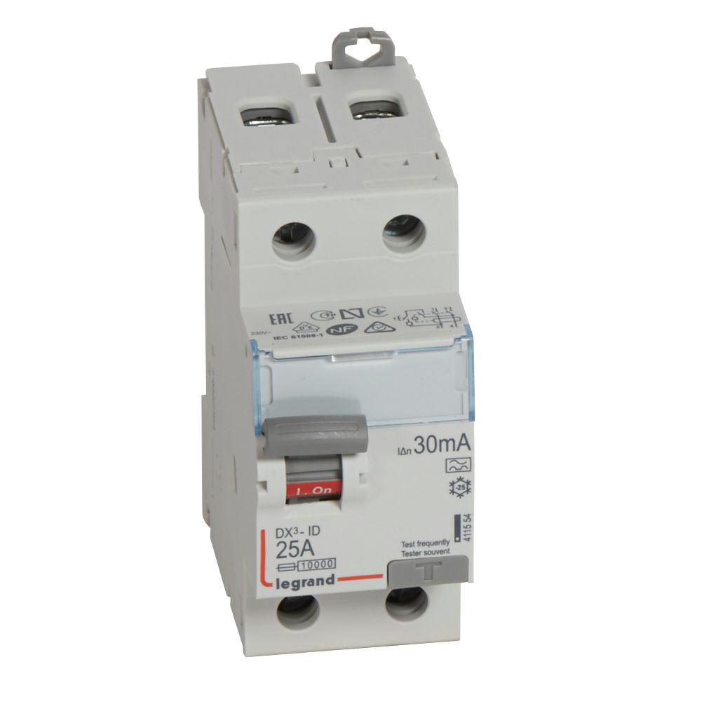 ДТЗ 2P 25A 30mА серия DX3 ID тип A Legrand