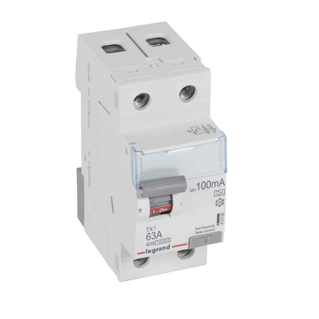 ДТЗ 2P 63А 100mА серия TX3 ID тип A Legrand