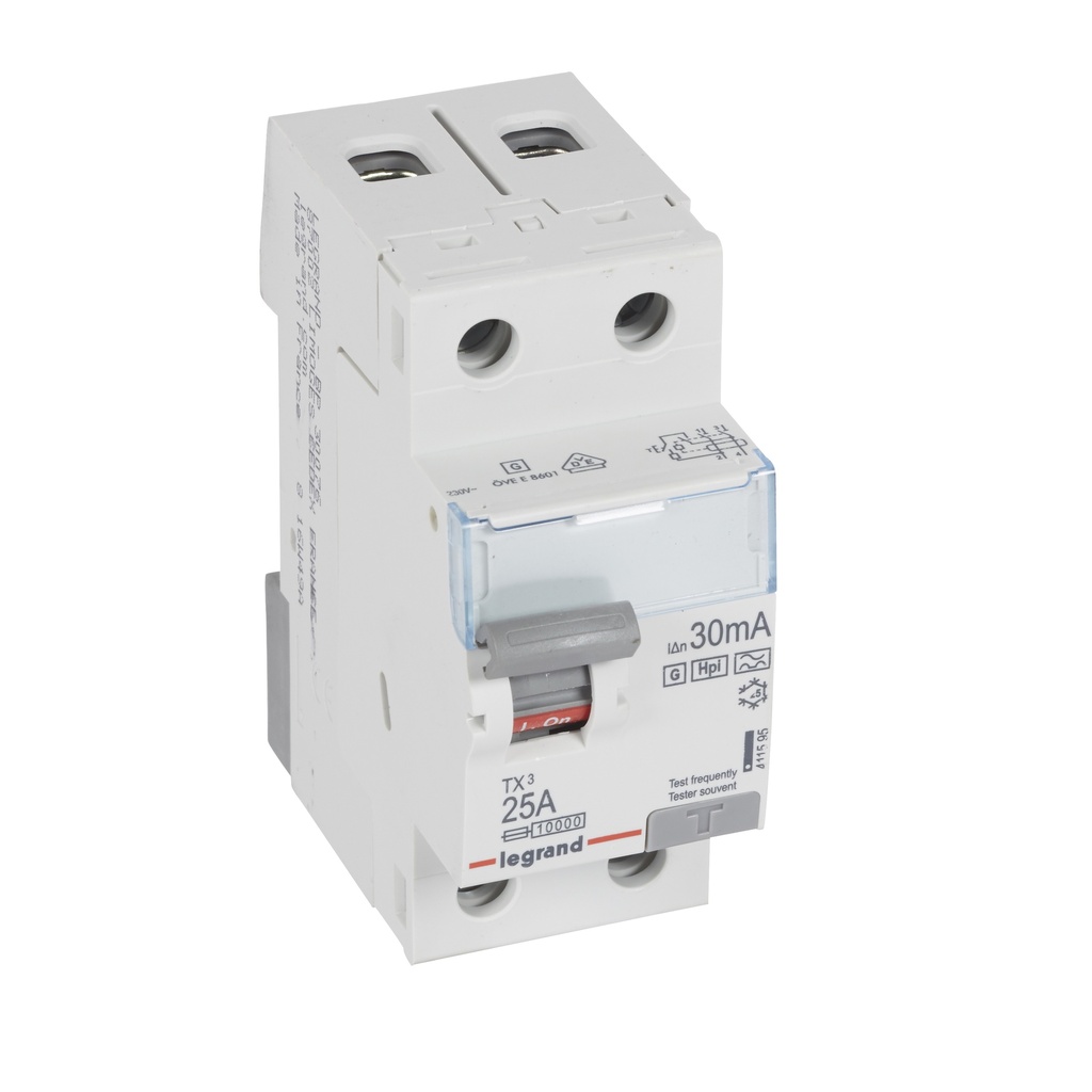 ДТЗ 2P 25А 30mА серия TX3 ID тип F Legrand