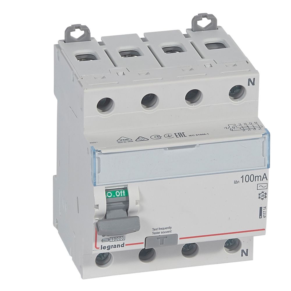 ДТЗ 4P 63A 100mА серия DX3 ID тип AC Legrand
