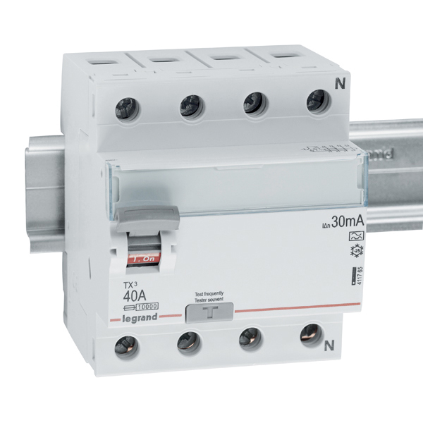 ДТЗ 4P 40A 30mА серия TX3 ID тип A Legrand