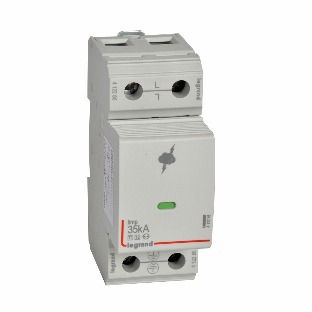 Катоден отводител тип 1+2 SPD 35kA 440V 1P с индикация Legrand