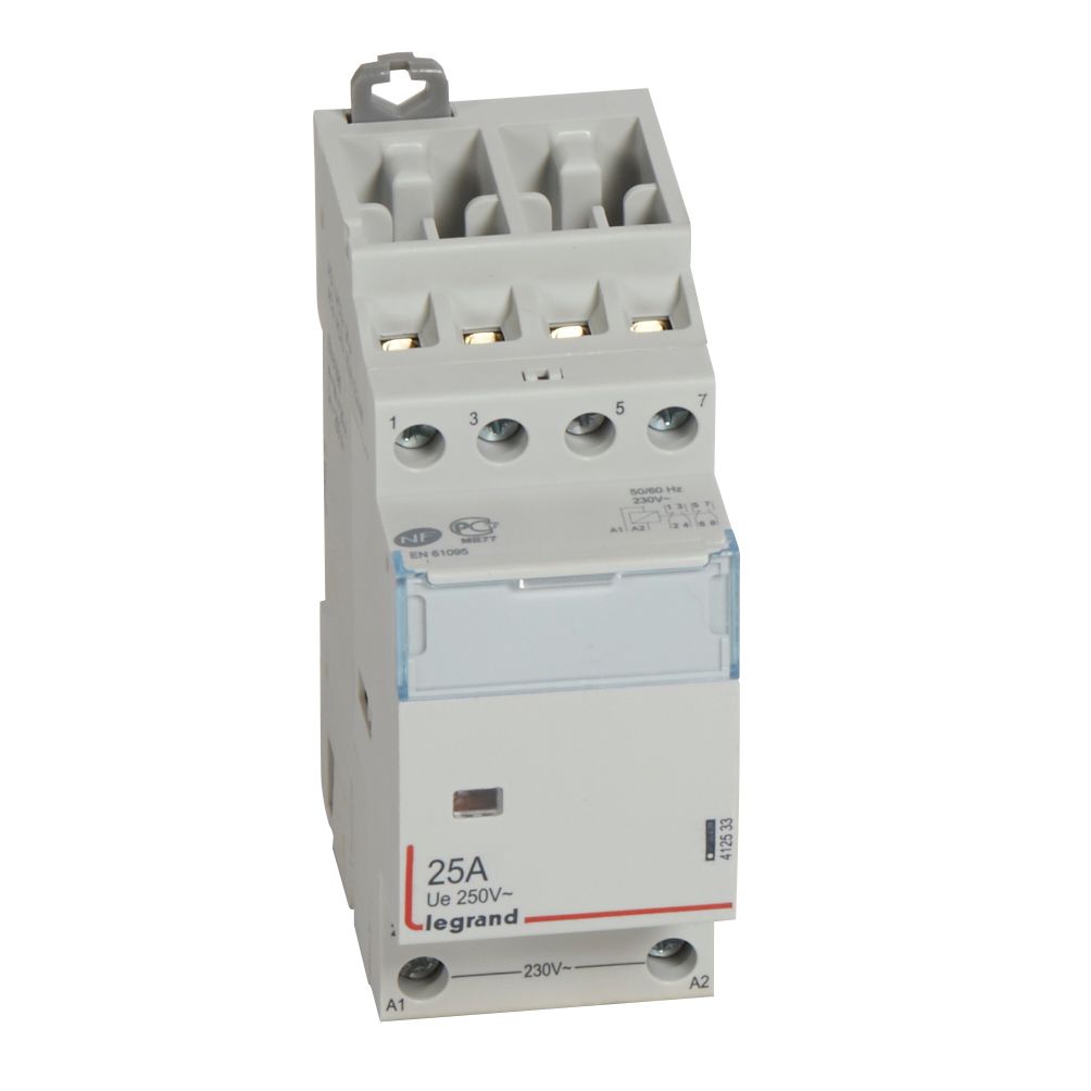 Модулен контактор CX3, 25А 2NO+2NC 220V 2 модула Legrand