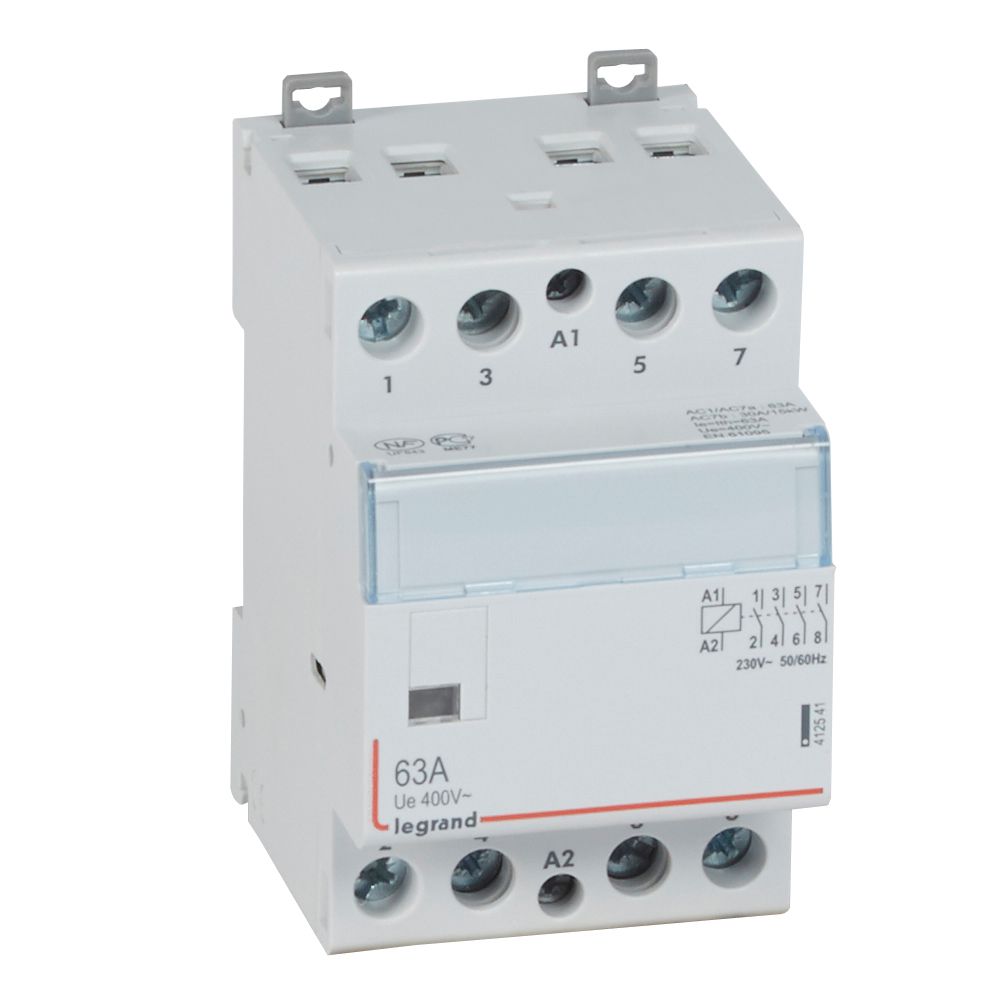 Модулен контактор CX3, 63A 4NO 220V 3 модула Legrand