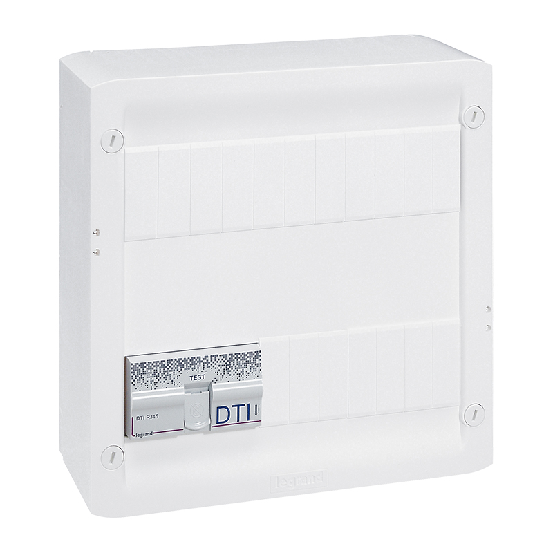 Табло МУЛТИМЕДИЙНО за открит монтаж Drivia с 8x RJ45 Legrand