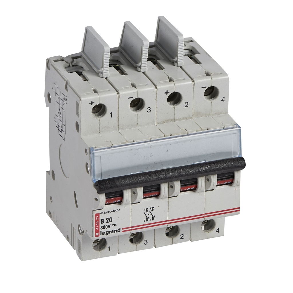 Автоматичен прекъсвач DX3-DC 2P 20A 800V= Legrand