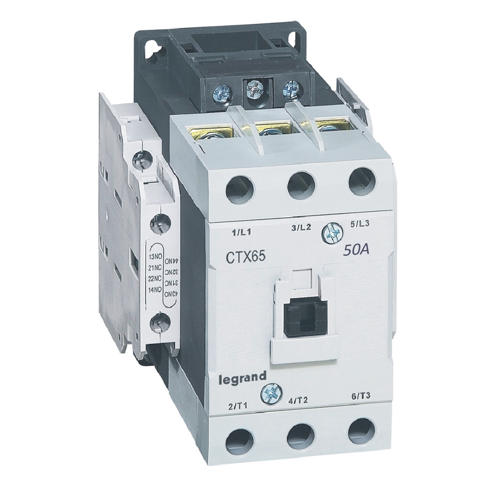 Контактор CTX3-65 3P 22kW (50A AC-3) 2NO-2NC 230V 50/60Hz Legrand