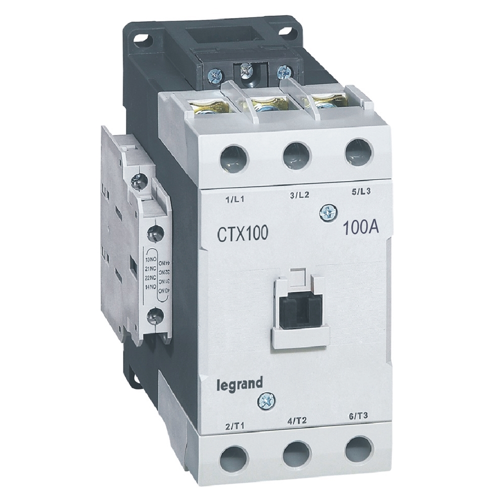 Контактор CTX3-65 3P 55kW (100A AC-3) 2NO-2NC 230V 50/60Hz Legrand