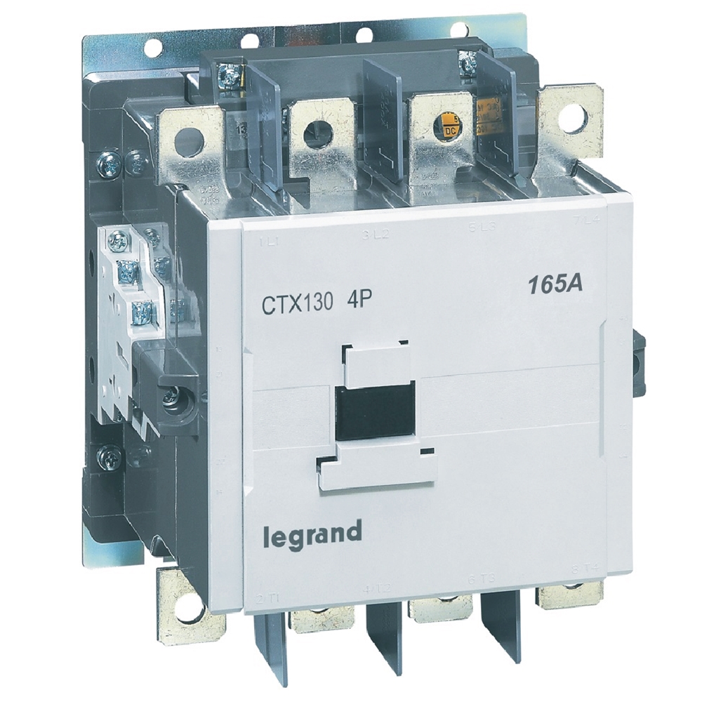 Контактор CTX3-130 4P 60kW (120A AC-3) 2NO-2NC 100...240Vac/dc Legrand