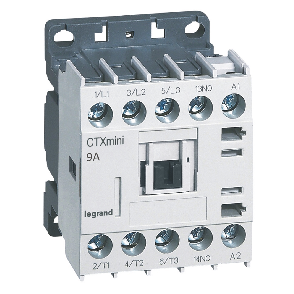 Контактор CTX3 mini 3P 4kW (9A AC-3) 1NO 230V 50/60Hz Legrand