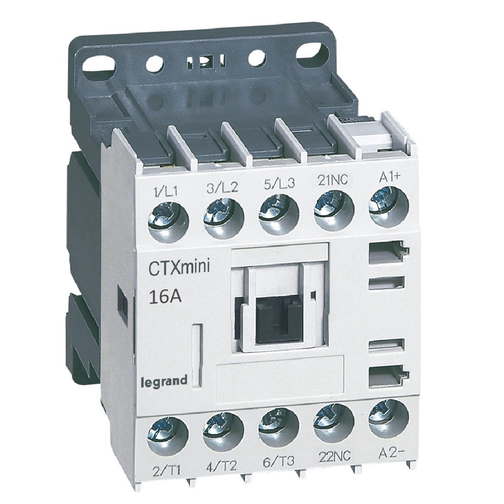 Контактор CTX3 mini 3P 7.5kW (16A AC-3) 1NC 24V 50/60Hz Legrand