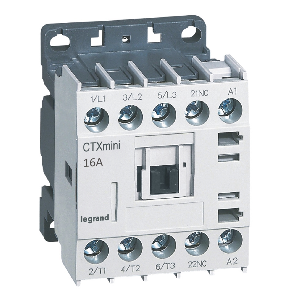 Контактор CTX3 mini 3P 7.5kW (16A AC-3) 1NC 230V 50/60Hz Legrand